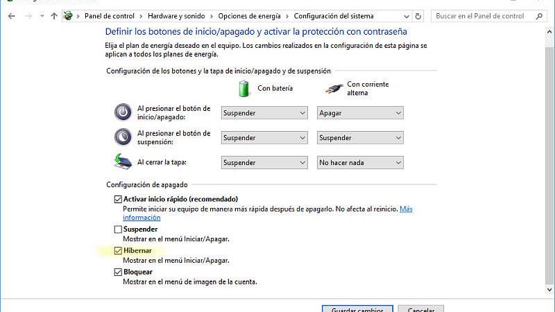 activar hibernacion windows mostrar menu 3
