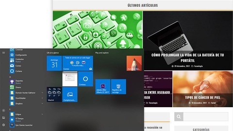 ¿ cómo arreglar el menú inicio en windows 10?
