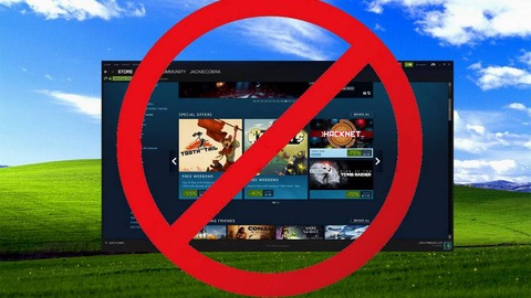 valve anuncia que steam dejará de funcionar el año que viene en windows x p y windows vista